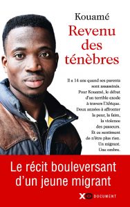 Couverture du témoignage "Revenu des ténèbres" de Kouamé