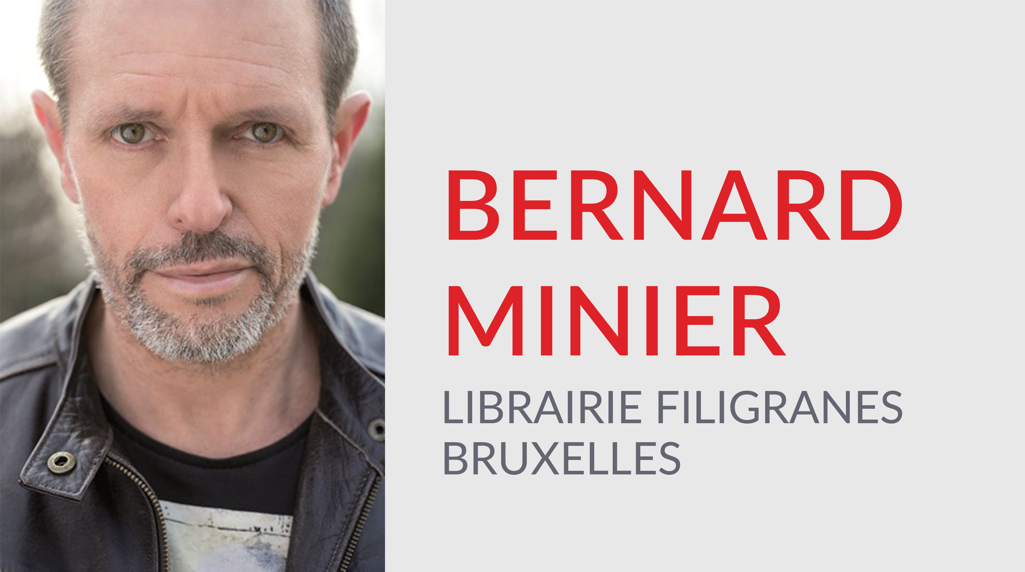 RENCONTRE AVEC BERNARD MINIER À LA LIBRAIRIE FILIGRANES