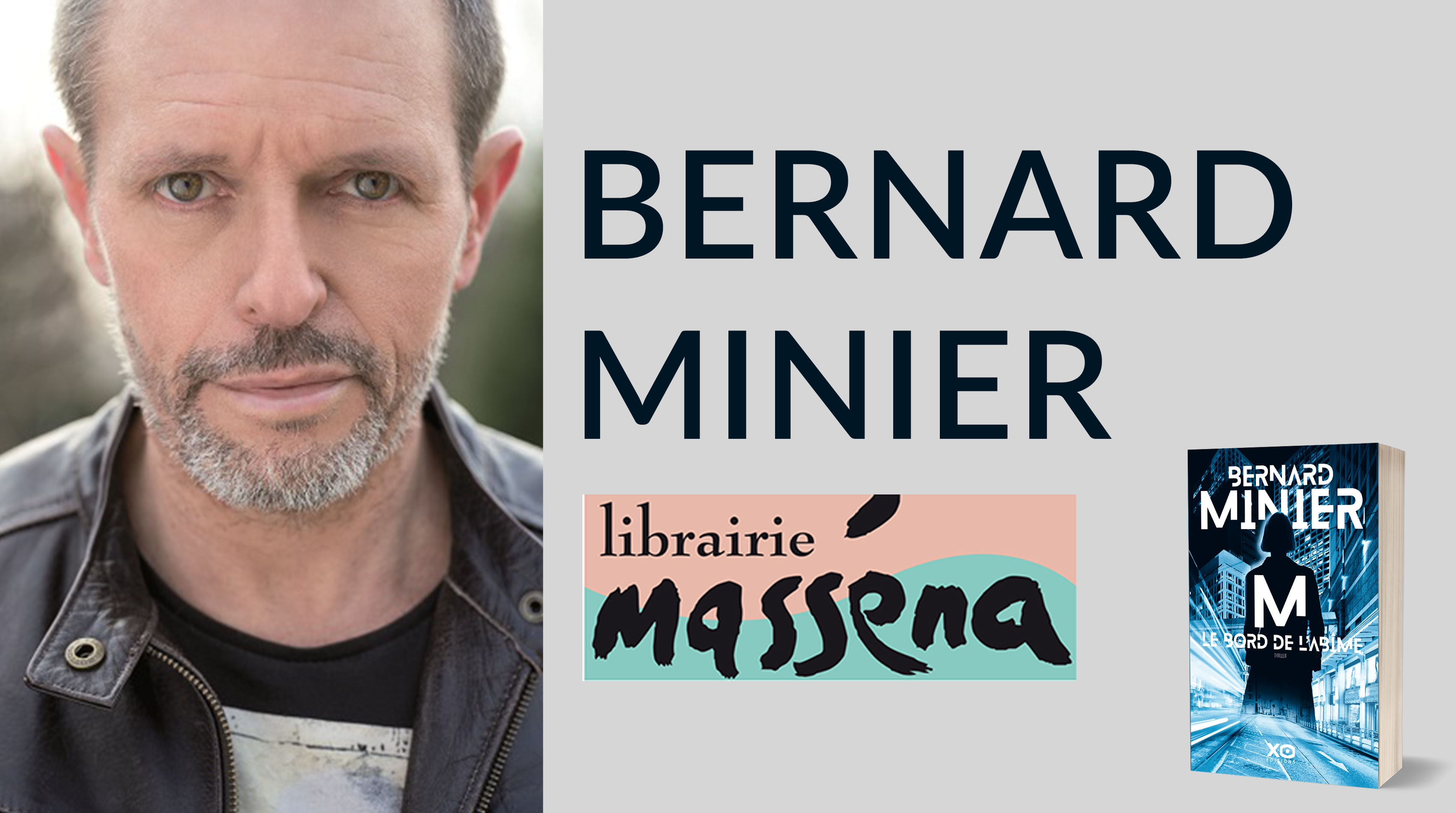 DÉDICACE DE BERNARD MINIER À NICE