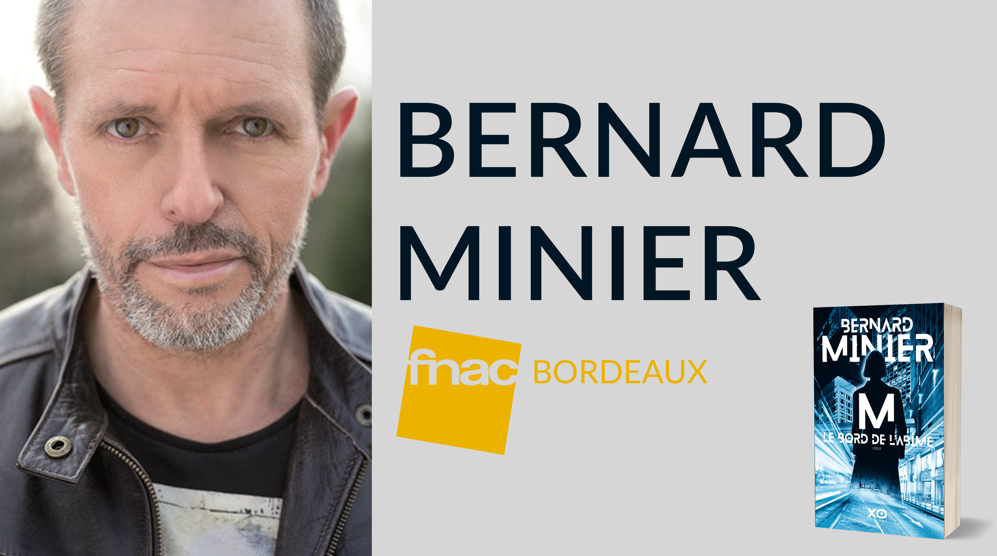 RENCONTRE DÉDICACE AVEC BERNARD MINIER À BORDEAUX