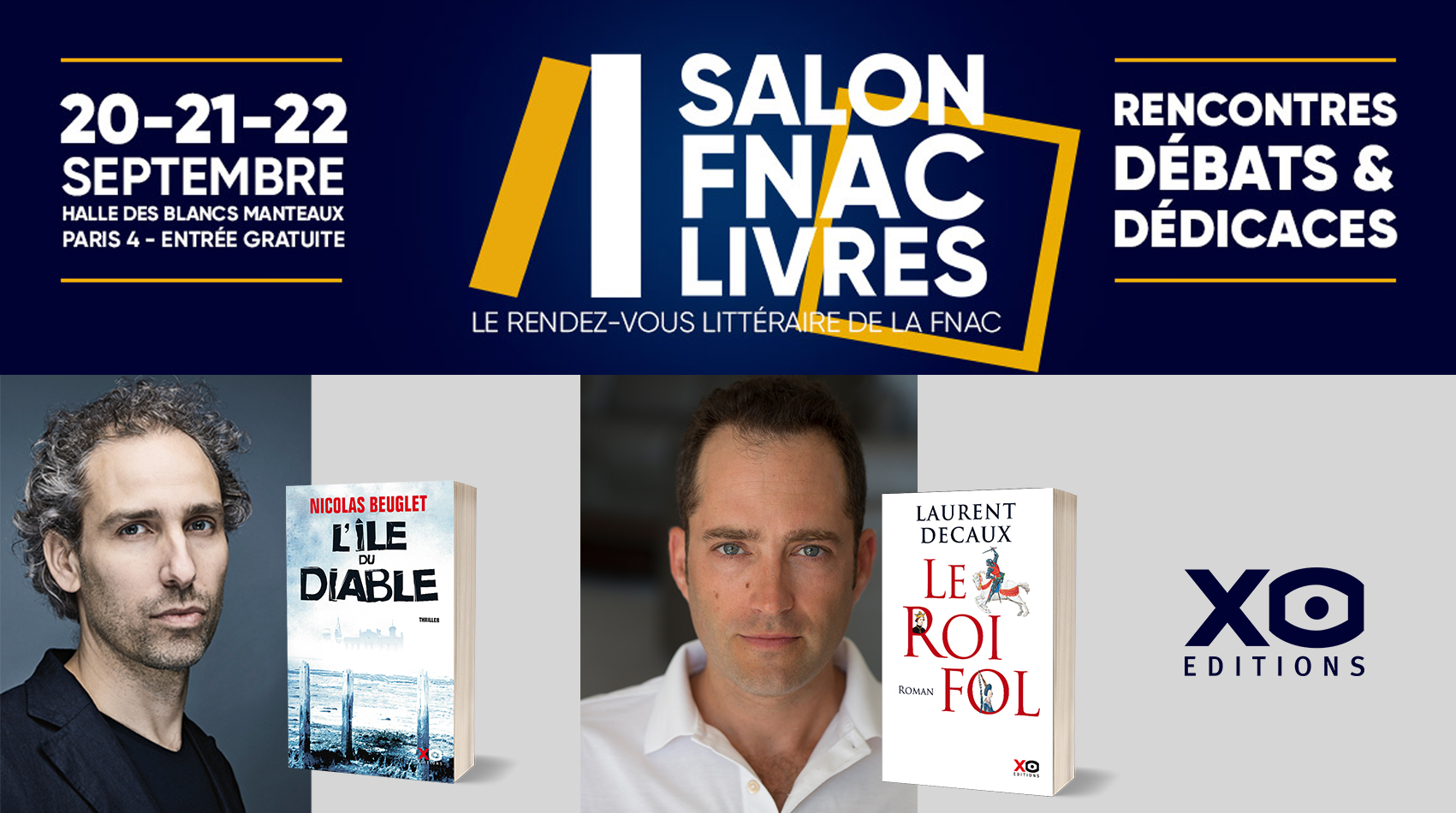 LES AUTEURS XO AU SALON FNAC LIVRES !