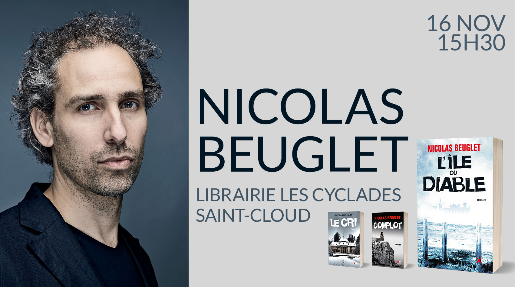 SIGNATURE NICOLAS BEUGLET À SAINT-CLOUD - XO Editions