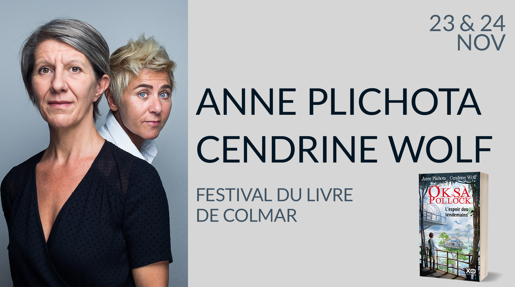 ANNE PLICHOTA & CENDRINE WOLF AU FESTIVAL DU LIVRE DE COLMAR