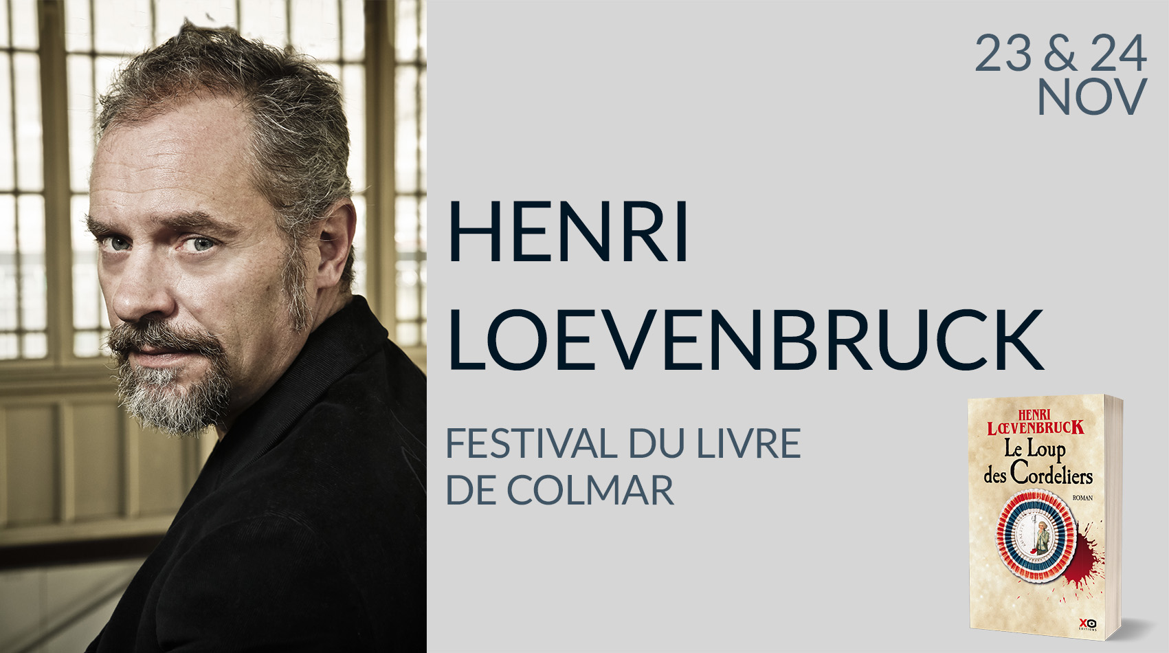 HENRI LŒVENBRUCK AU FESTIVAL DU LIVRE DE COLMAR XO Editions