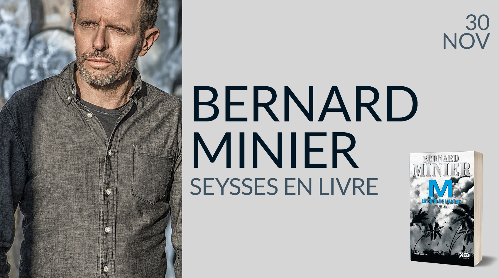 BERNARD MINIER À SEYSSES EN LIVRE