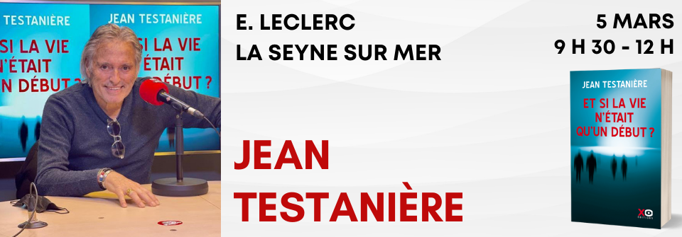 Jean Testanière en dédicace à la Seyne Sur Mer