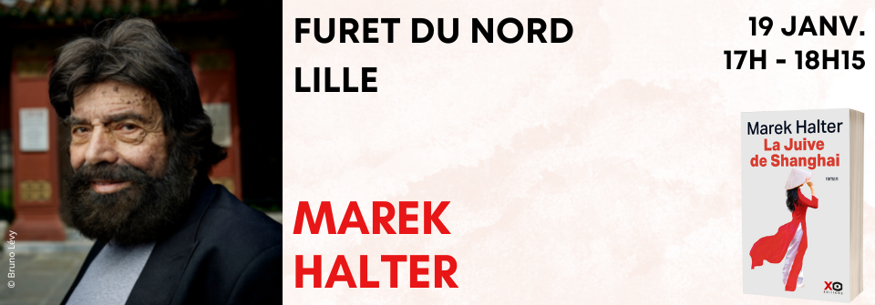 Marek Halter en dédicace au Furet du Nord de Lille