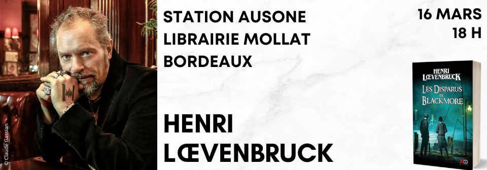 Henri Lœvenbruck à la librairie Mollat, Bordeaux
