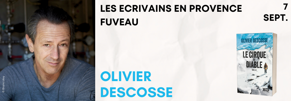 Olivier Descosse au salon littéraire du Pays d'Aix à Fuveau