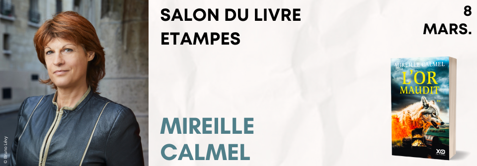 Mireille Calmel au salon du livre d'Etampes