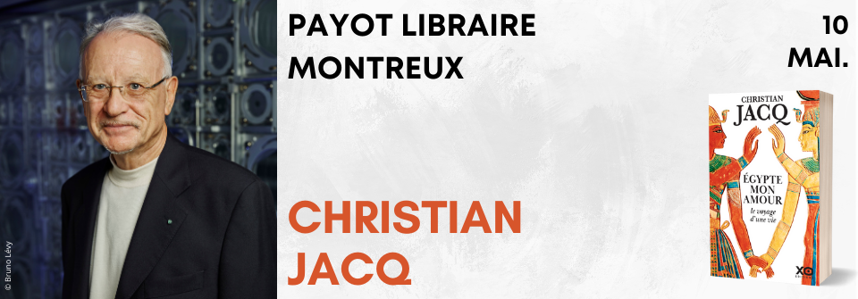 Christian Jacq en dédicace à Montreux, SUISSE