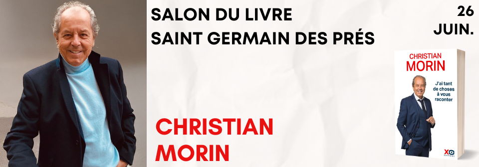 Christian Morin au Salon du livre de Saint-Germain-des-Prés