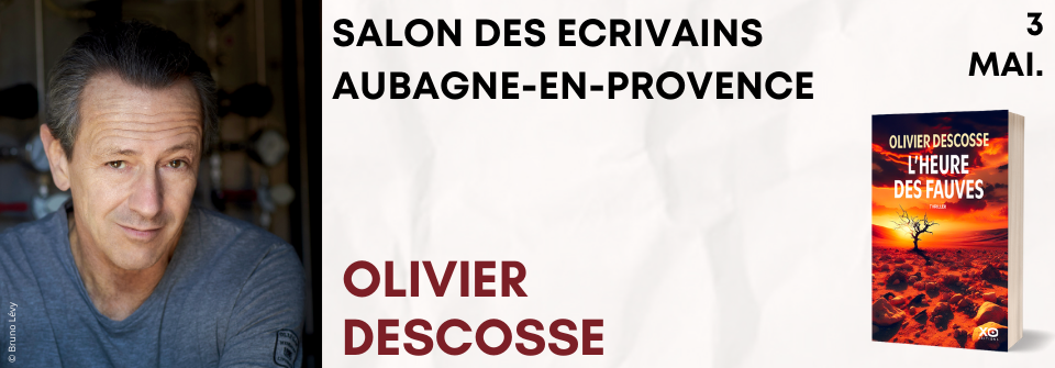 Olivier Descosse au Salon des écrivains d'Aubagne