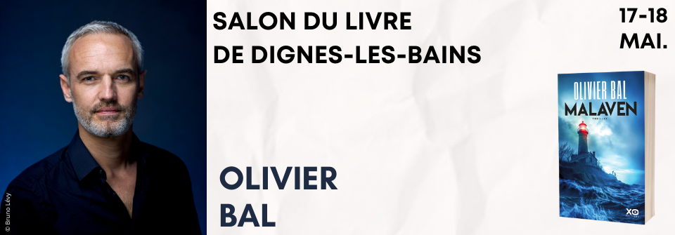 Olivier Bal au Salon du livre de Dignes-les-Bains