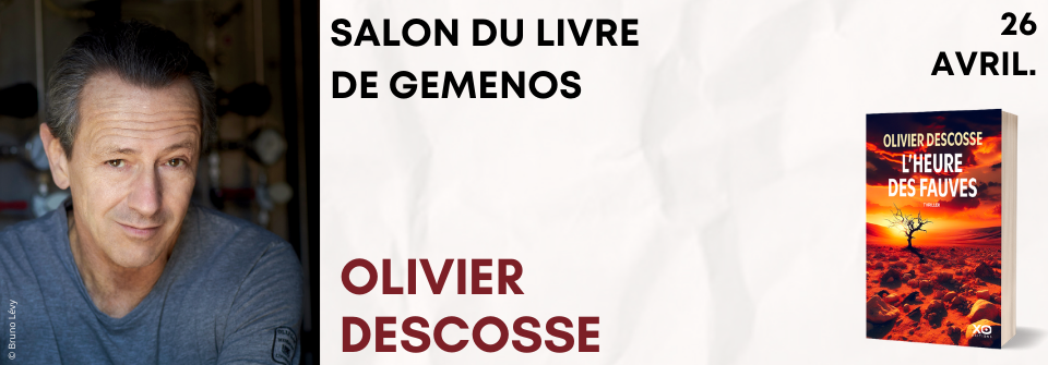 Olivier Descosse au Salon du Livre de Gemenos