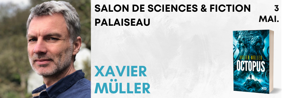 Xavier Müller au Salon du livre Sciences & Fiction de Palaiseau