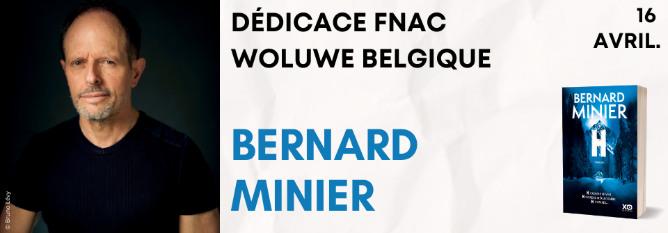 Bernard Minier à la Fnac de Woluwe, Belgique