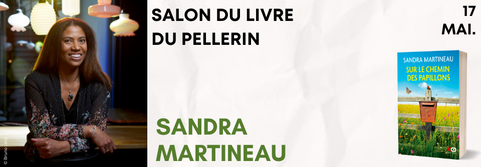Sandra Martineau au Salon du livre du Pellerin