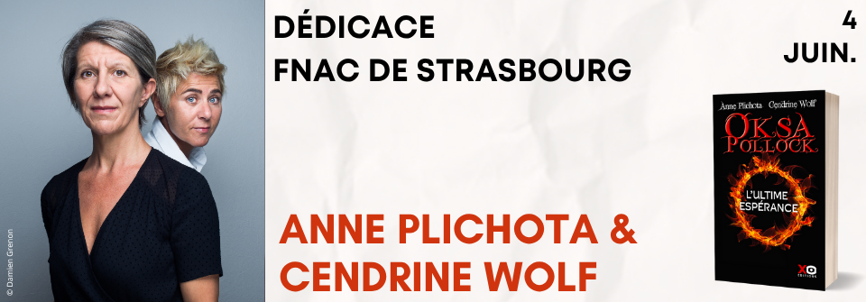 Anne Plichota et Cendrine Wolf en dédicace à la Fnac de Strasbourg